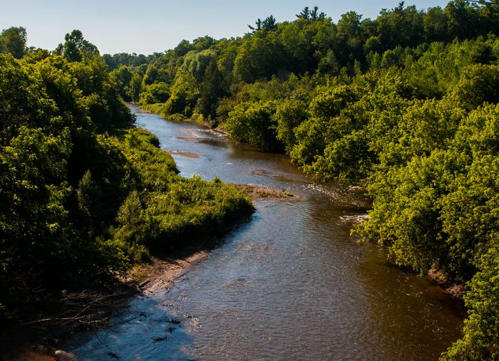 How did Credit River in Ontario get its name?